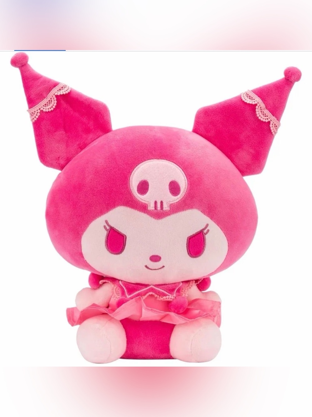 Hello Kitty Pink Kuromi-Style Plush Toy